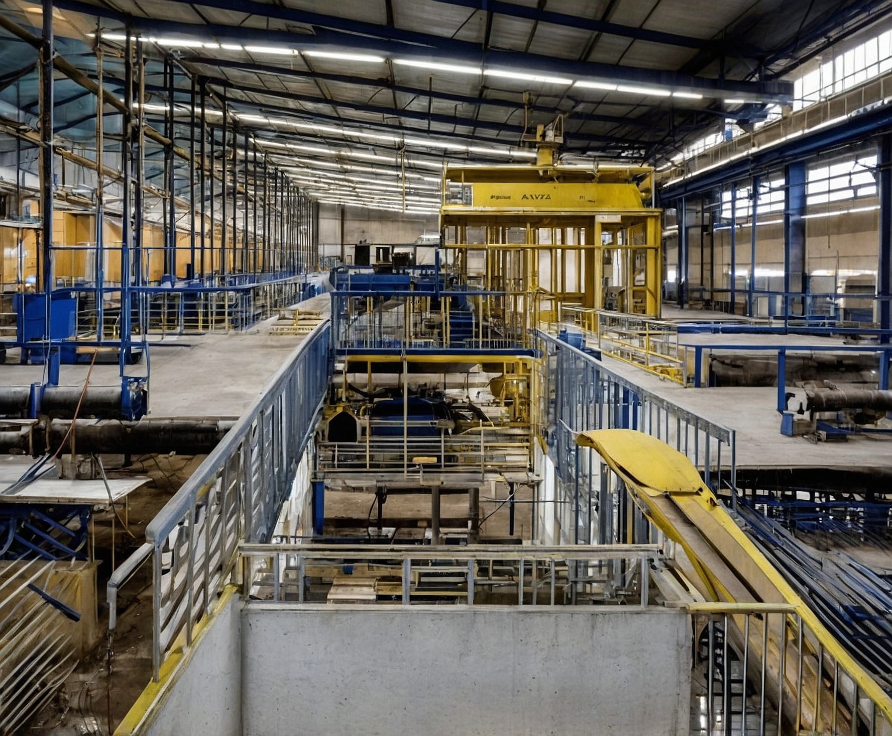 Instalación planta de fabricación industrial en Madrid.